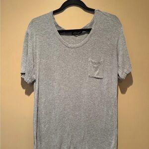 Brandy Melville Heather Gray Short Sleeve Tee